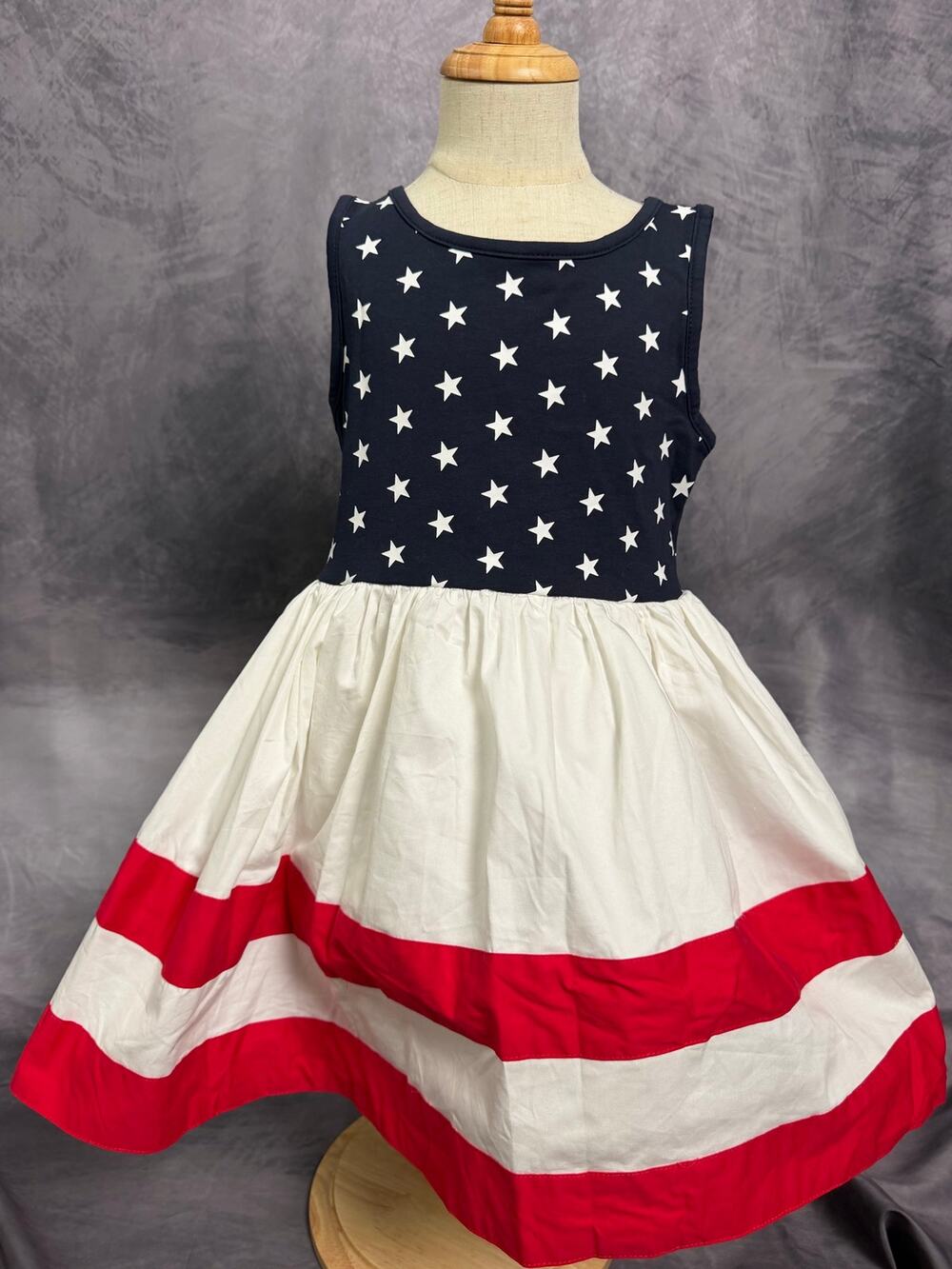 NEW Only Little Once Patriotic Dress 4th of July Size 6 NWT